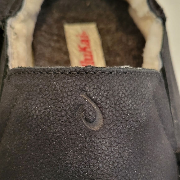 NWOT Olukai Men's Kipuka Hulu Convertible Genuine Shearling Size 10 - Picture 10 of 12